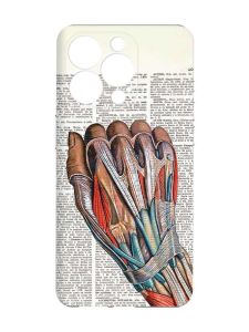 Чохол із захистом камери на iPhone 15 Pro Max :: Анатомія руки (принт 298)