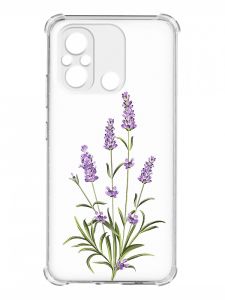 Чохол з потовщеними кутами на Xiaomi Redmi 12C :: Гілочки лаванди (принт 266)