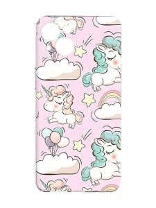 Чохол із захистом камер на iPhone 15 :: Єдинороги (принт 106)