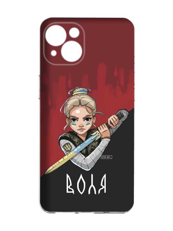 Чохол із захистом камер на iPhone 15 :: Українська захисниця (принт 171)