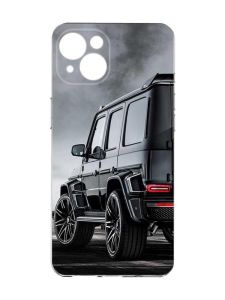 Чохол із захистом камер на iPhone 15 :: Авто чорне (принт 235)