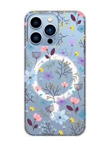 Магнітний чохол на iPhone 13 Pro Max із підтримкою MagSafe :: Квітковий фон (принт 267)