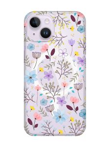 Магнітний чохол на iPhone 14 із підтримкою MagSafe :: Квітковий фон (принт 267)