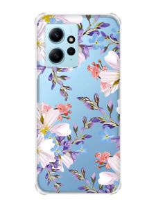 Чохол з потовщеними кутами на Xiaomi Redmi Note 12 4G :: Квітковий малюнок (принт 272)