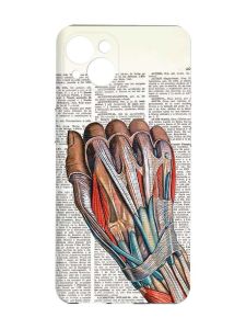 Чохол із захистом камер на iPhone 15 Plus :: Анатомія руки (принт 298)