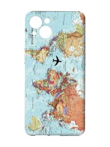 Чохол із захистом камер на iPhone 15 Plus :: Карта світу (принт 318)