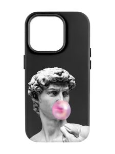 Матовий чорний чохол на Apple iPhone 14 Pro Max :: Скульптура (принт 352)