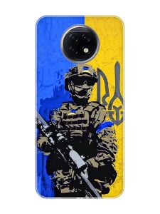 Чохол на Xiaomi Redmi Note 9T/Redmi Note 9 5G :: Солдат (патріотичний принт 350)