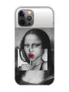 Магнітний чохол на iPhone 12 Pro Max із підтримкою MagSafe :: Сучасна Мона Ліза (принт 351)