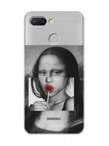 Прозорий чохол на Xiaomi Redmi 6  :: Сучасна Мона Ліза (принт 351)
