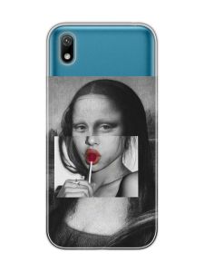 Прозорий чохол для Huawei Y5 2019 / Honor 8S :: Сучасна Мона Ліза (принт 351)