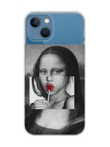 Магнітний чохол на iPhone 13 (6.1) із підтримкою MagSafe :: Сучасна Мона Ліза (принт 351)