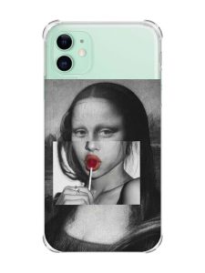 Чохол з потовщеними кутами на Apple iPhone 11 (6.1) :: Сучасна Мона Ліза (принт 351)