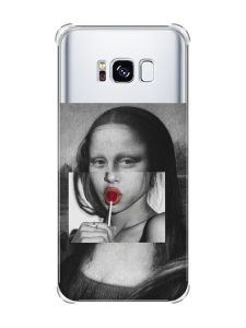 Чохол з потовщеними кутами на Samsung Galaxy S8 :: Сучасна Мона Ліза (принт 351)