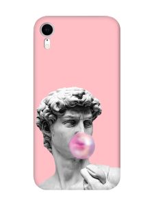 Матовий рожевий чохол на Apple iPhone XR :: Скульптура (принт 352)