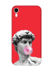 Матовий червоний чохол на Apple iPhone XR :: Скульптура (принт 352)