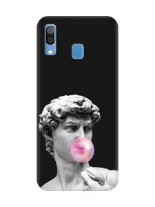 Матовий чорний чохол на Samsung Galaxy A30 (2019) / A20 (2019) :: Скульптура (принт 352)