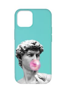 Матовий бірюзовий чохол на Apple iPhone 12 Pro Max :: Скульптура (принт 352)