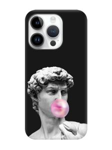 Матовий чорний чохол на Apple iPhone 14 Pro :: Скульптура (принт 352)