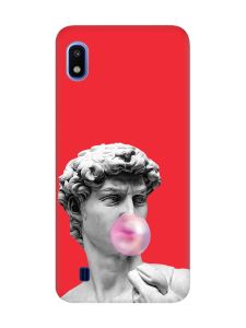 Матовий червоний чохол на Samsung Galaxy A10 (2019) A105 :: Скульптура (принт 352)