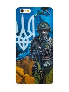 Чохол на iPhone 6+/6 Plus :: Військовий (патріотичний принт 349)