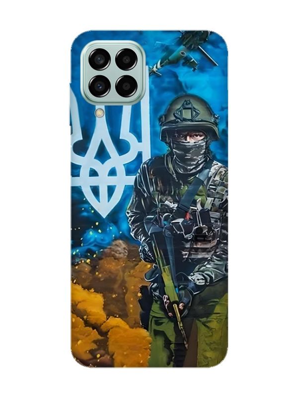 Чохол на Samsung Galaxy M33 5G :: Військовий (патріотичний принт 349)