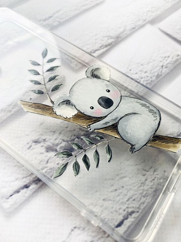 Прозорий чохол на Samsung Galaxy S10 Plus :: Коала (принт 132)