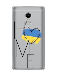 Прозорий чохол для Xiaomi Redmi Note 4 / Note 4X :: Дім Україна (принт 353)