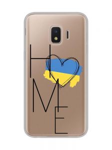 Прозорий чохол на Samsung Galaxy J2 Core  :: Дім Україна (принт 353)