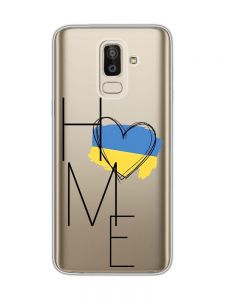 Прозорий чохол для Samsung Galaxy J8 (2018)   :: Дім Україна (принт 353)