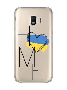Прозорий чохол для Samsung Galaxy J2 Pro (2018) :: Дім Україна (принт 353)