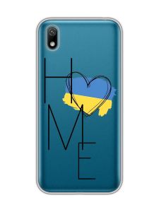 Прозорий чохол для Huawei Y5 2019 / Honor 8S :: Дім Україна (принт 353)