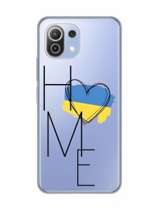 Прозорий чохол на Xiaomi Mi 11 Lite :: Дім Україна (принт 353)