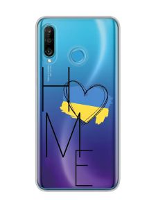 Прозорий чохол на Huawei P30 Lite :: Дім Україна (принт 353)