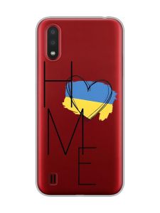 Прозорий чохол для Samsung Galaxy A01 :: Дім Україна (принт 353)