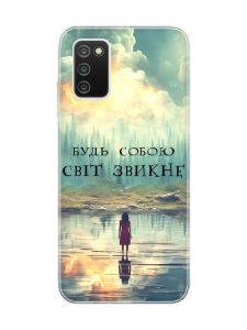 Чохол для Samsung Galaxy A03s :: Будь собою (принт 356)