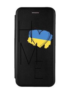 Чохол-книжка з малюнком для Samsung Galaxy A30 (2019) A305/A20 Чорний :: Дім Україна (принт 353)