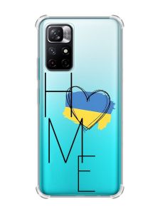 Чохол з потовщеними кутами на Xiaomi Redmi Note 11 4G :: Дім Україна (принт 353)