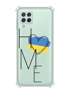 Чохол з потовщеними кутами на Samsung Galaxy M32/A22/M22 4G :: Дім Україна (принт 353)