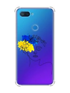 Чохол із потовщеними кутами на Xiaomi Mi 8 Lite :: Українка Арт (принт 3)