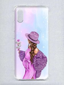 Чохол з потовщеними кутами на Xiaomi Redmi 9A :: В очікуванні дівчинки (принт 223)
