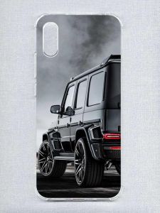 Чохол з потовщеними кутами на Xiaomi Redmi 9A :: Авто чорне (принт 235)