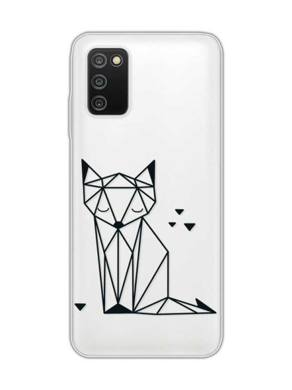 Прозорий чохол на Samsung Galaxy A03s :: Лисиця (принт 126)