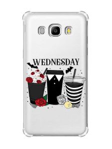 Чохол з потовщеними кутами на Samsung Galaxy J5(2016)/J510 :: Коктейлі. Венздей (принт 216)