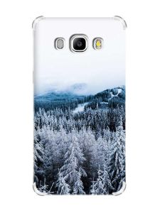 Чохол з потовщеними кутами на Samsung Galaxy J5(2016)/J510 :: Зимовий ліс (принт 164)