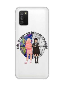 Прозорий чохол на Samsung Galaxy A03s :: Дівчата з Венздей (принт 211)