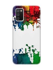 Прозорий чохол на Samsung Galaxy A03s :: Фарби (принт 249)