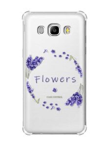 Чохол з потовщеними кутами на Samsung Galaxy J5(2016)/J510 :: Лавандовий віночок (принт 19)