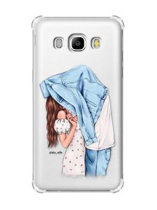 Чохол з потовщеними кутами на Samsung Galaxy J5(2016)/J510 :: Поцілунок (принт 33)