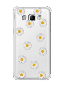 Чохол з потовщеними кутами на Samsung Galaxy J5(2016)/J510 :: Фон ромашки (принт 41)